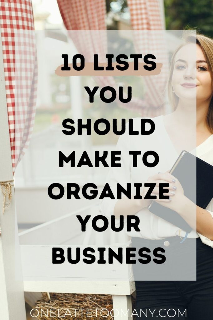 lists to make