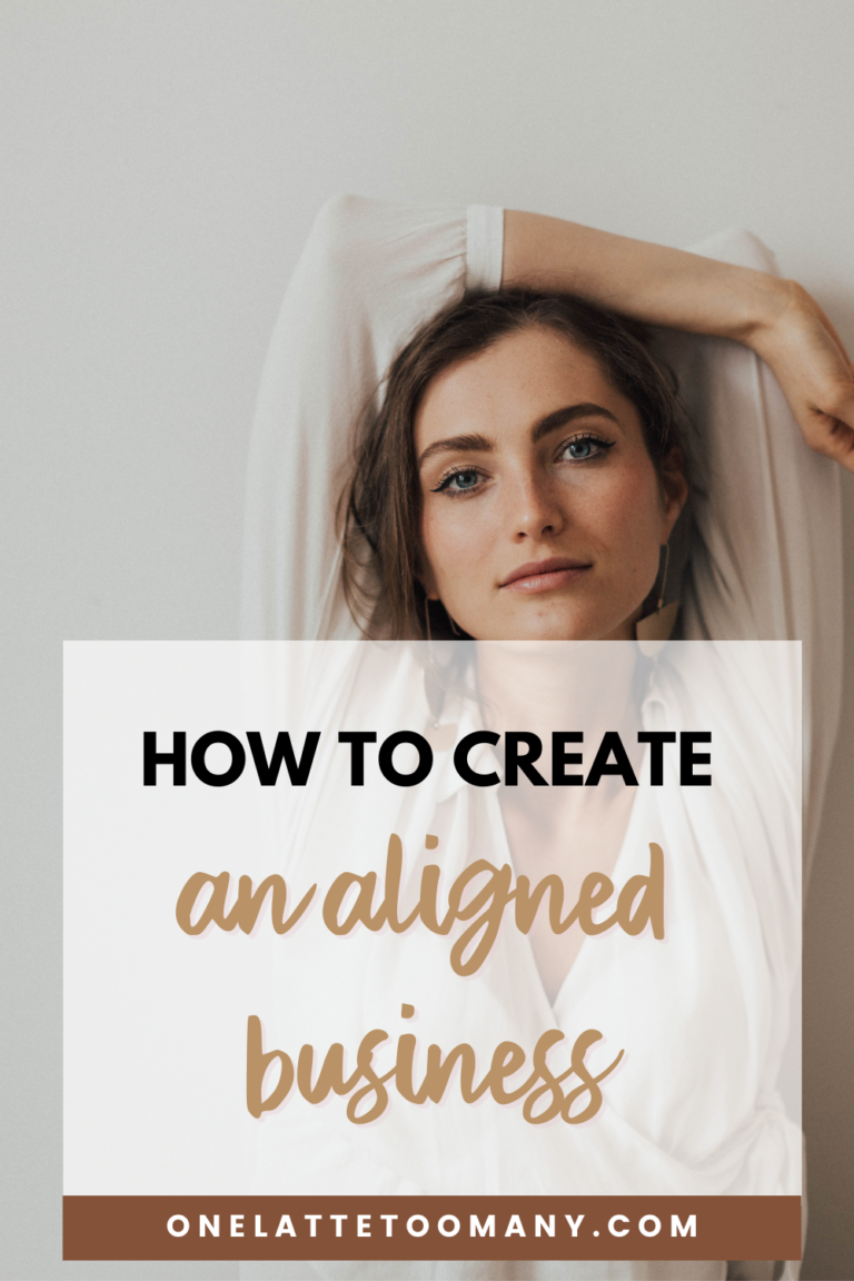 How To Create An Aligned Business - One Latte Too Many