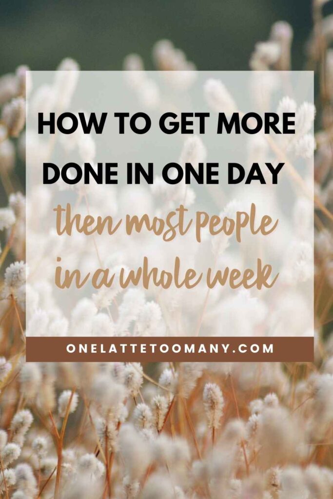 get more done